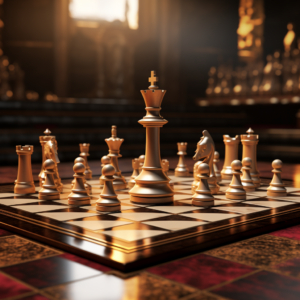 Saas Positioning - Displayed as a chess board